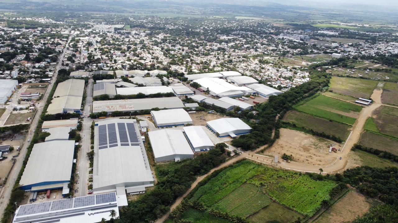 Aerial view of the Zona Franca Navarrete industrial campus