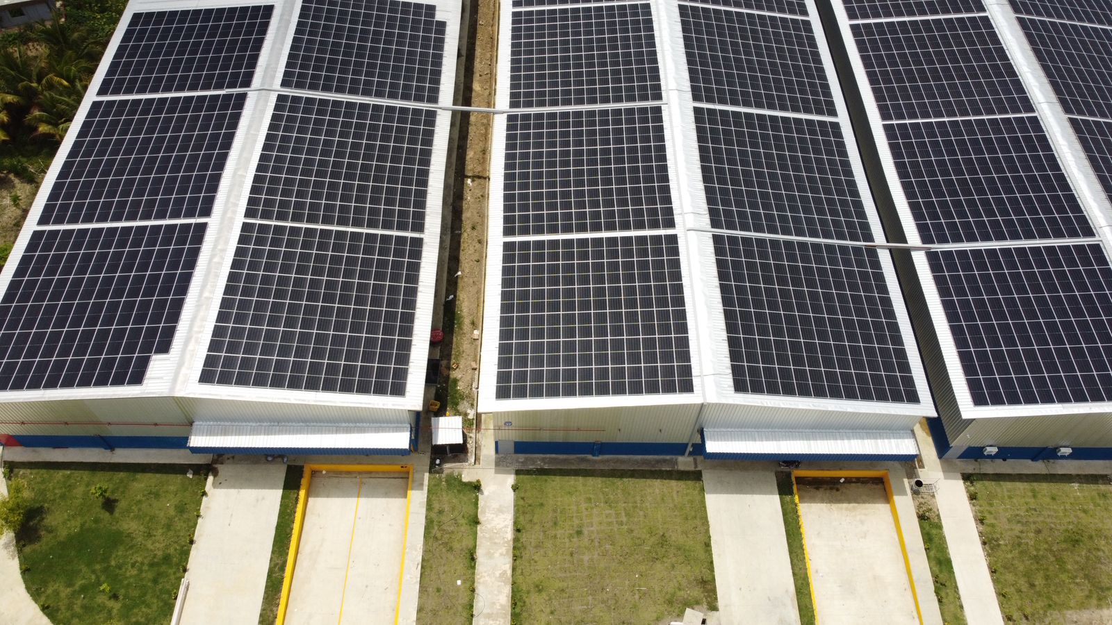 Solar Panels on Manufacturing Roof PIZFN